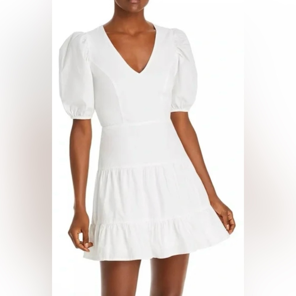 NWOT French Connection Birch Poplin Puff Dress